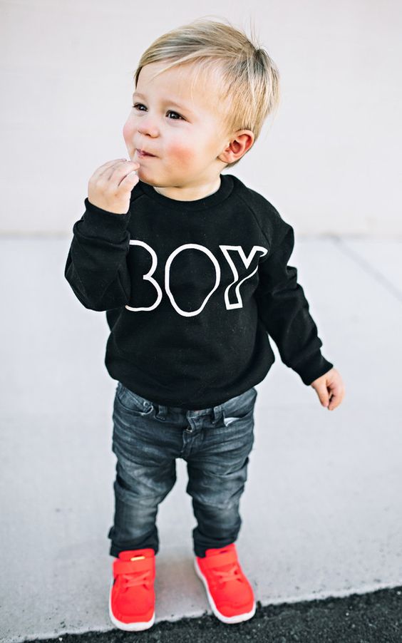 adorable toddler outfits with sweatshirt