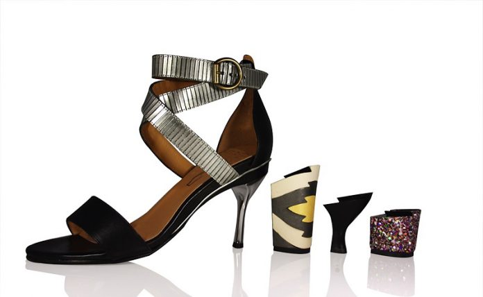 innovative women's footwear interchangeable heels sandal