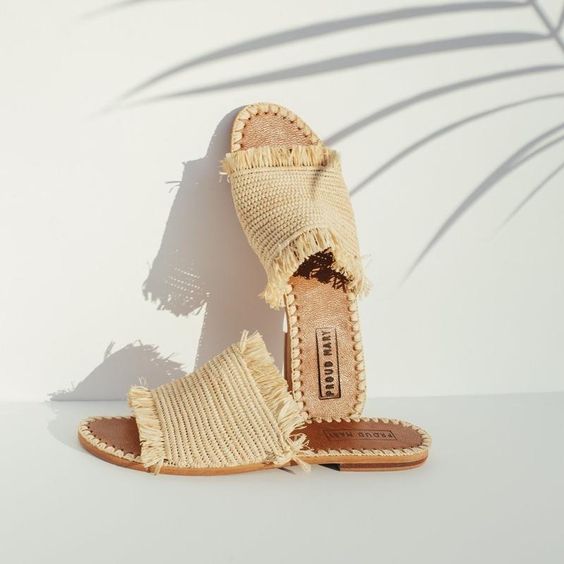 woven summer slippers go back to nature