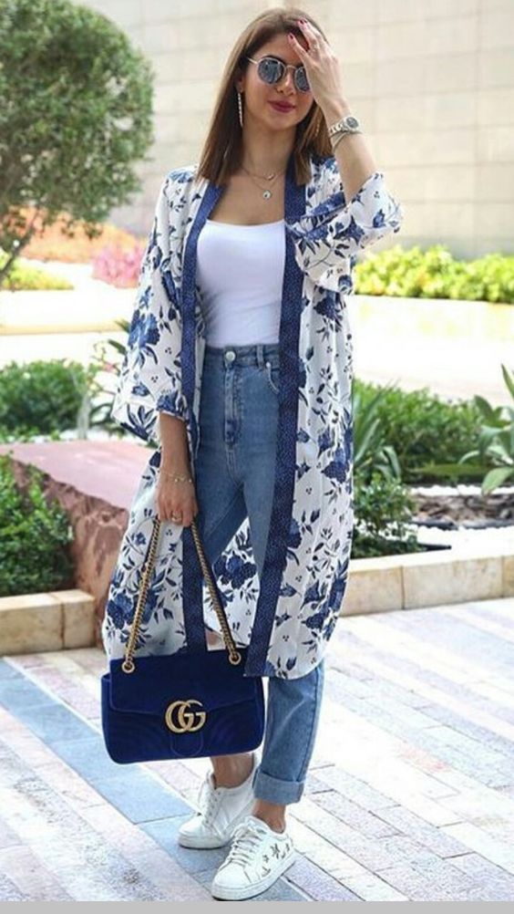 floral kimono to style your summer look