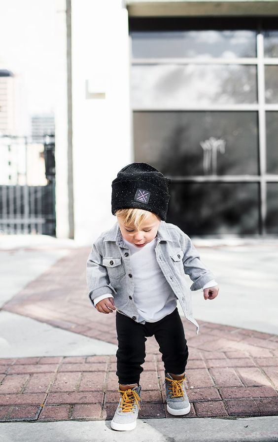 chick street style toddler boy