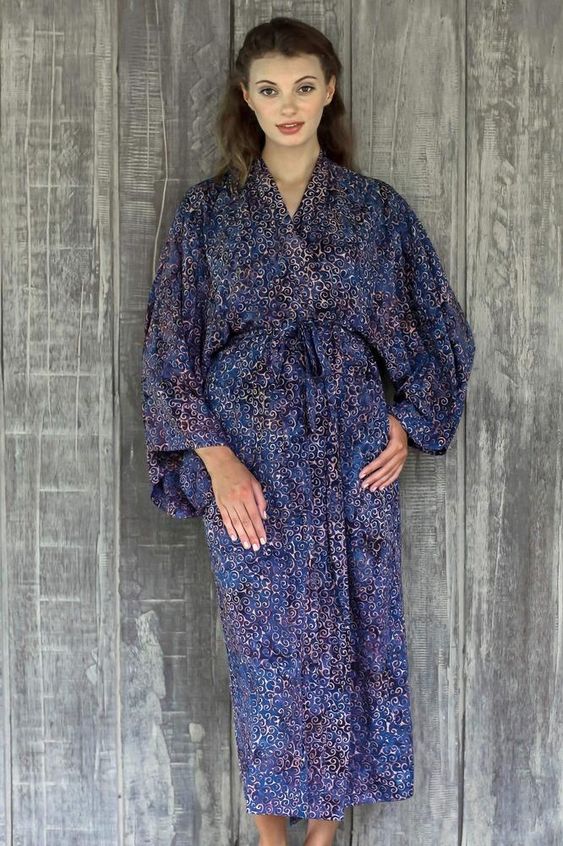 Balinese rayon robe tropical outfit ideas