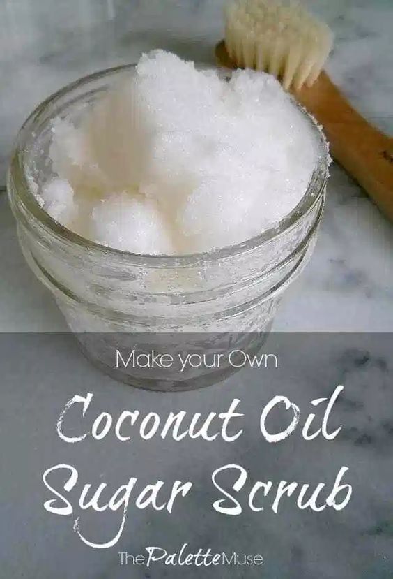coconut oil scrub