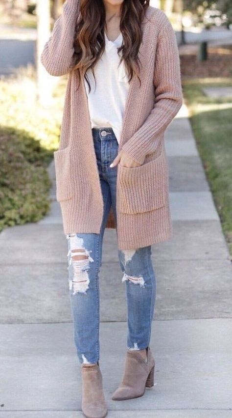 knitted cardigan for a wardrobe checklist