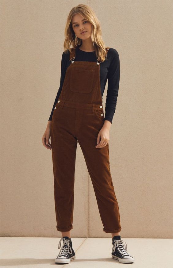 styling corduroy overall