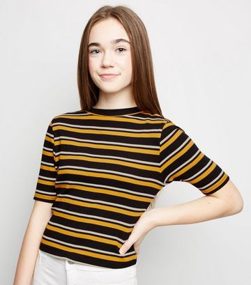 striped tee for cute girl