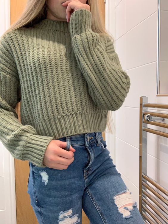 knitwear sweater for teenage girl