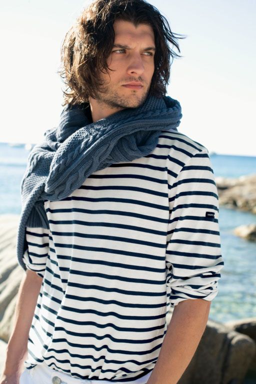 striped Breton shirt nautical look idea