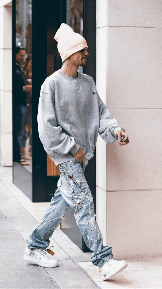 styling sweatshirt Justin Bieber essential