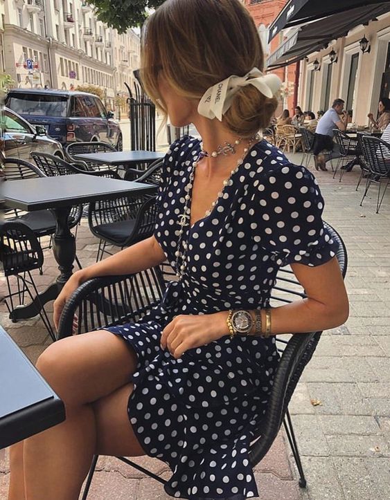 Looking chic with beautiful summer dress