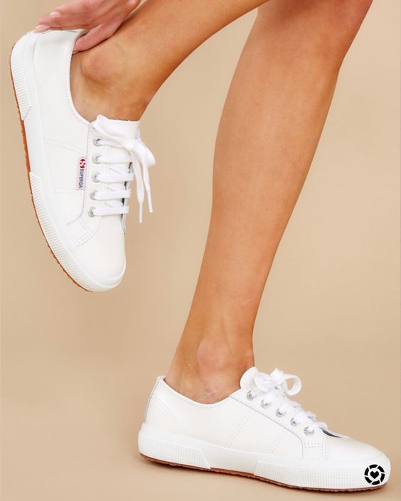 white sneakers for summer essential