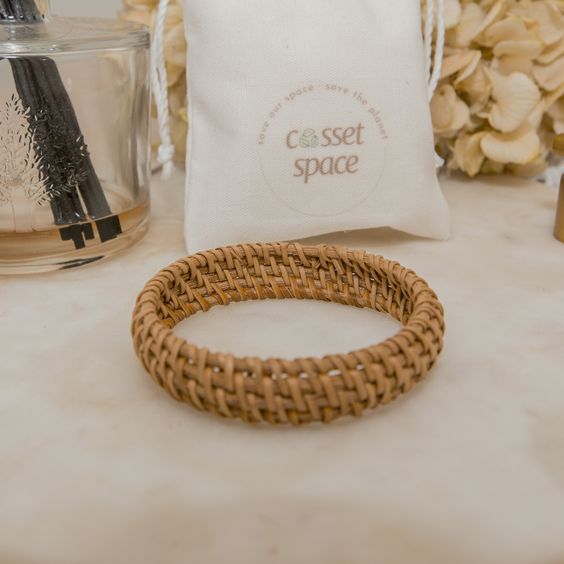 straw bangle for summer accessories