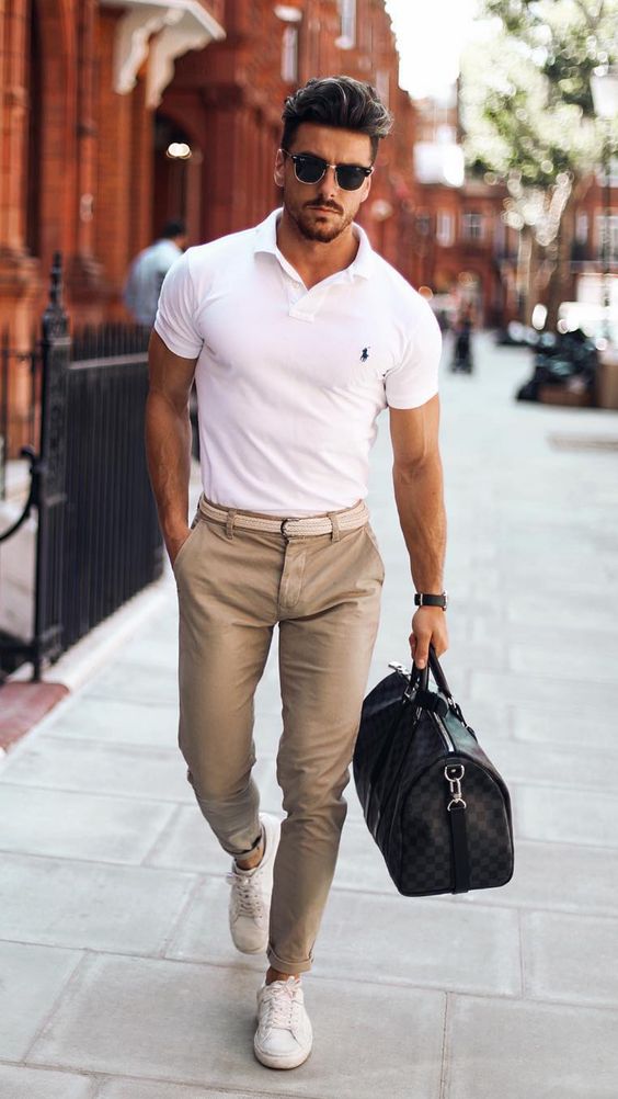 White Polo Shirt Style