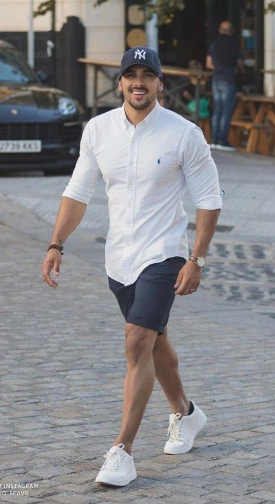 Short Pants and White T-shirt